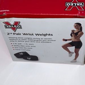 New-Packaging not Mint - Valero 2lb Pair Wrist Weights Strength Training Weights